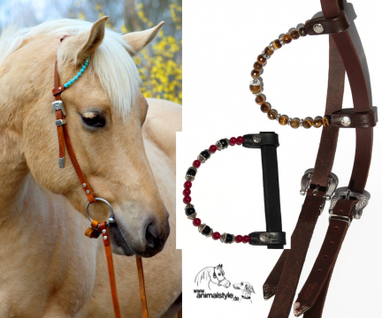 Einohr Trense Fancy Beads