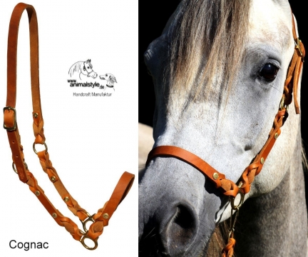 Oiledleather halter one color Create YOURS!